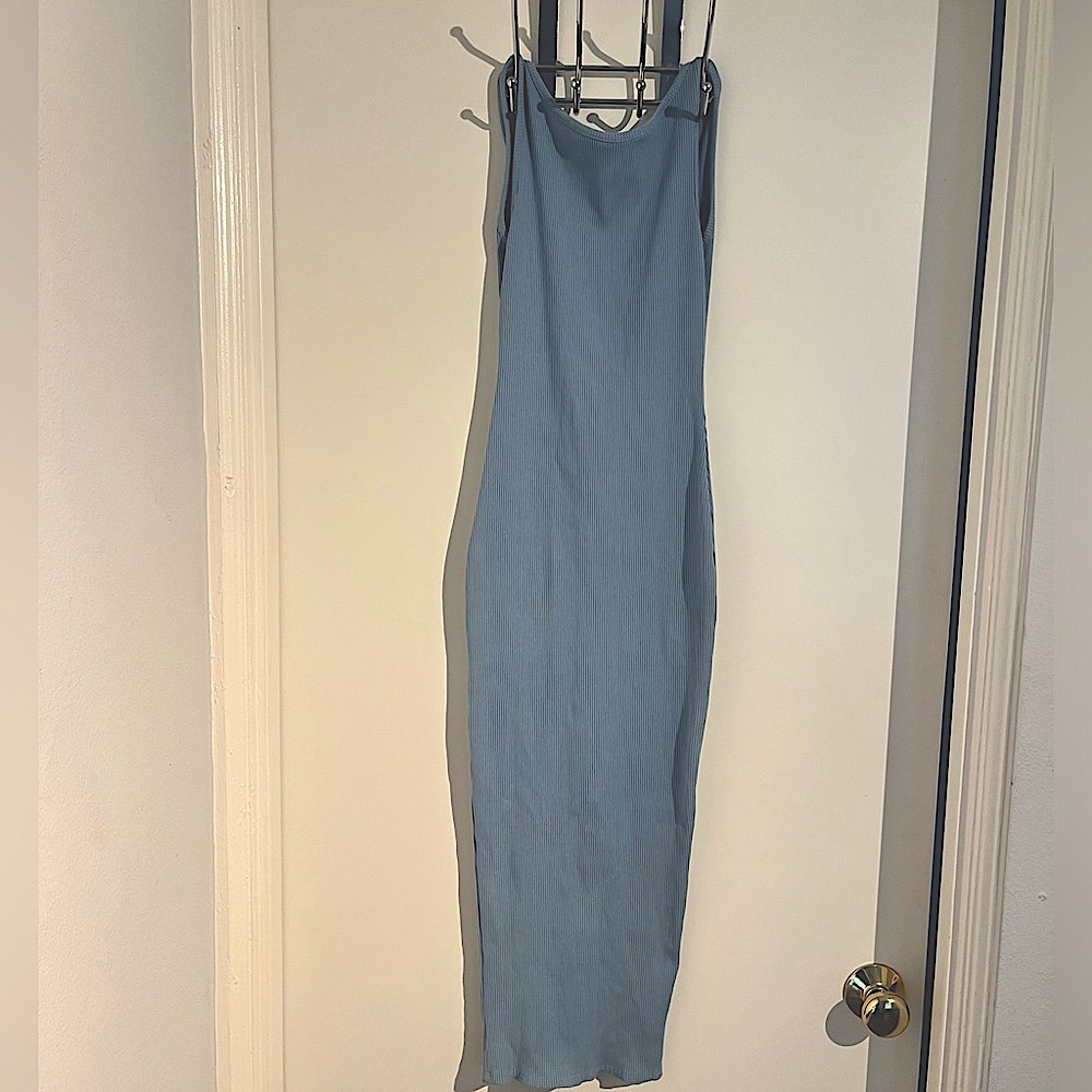 Fashion Nova Sexy Ribbed Body Con Spring/Summer Dress - Picture 2 of 5